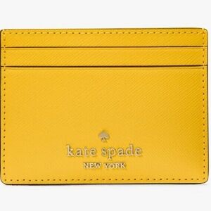 KATE SPADE Madison Saffiano Leather Card Holder NWT